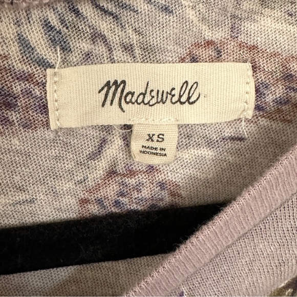 Madewell Lo Fi Shrunken Tee in Painted Blooms - Picture 4 of 6